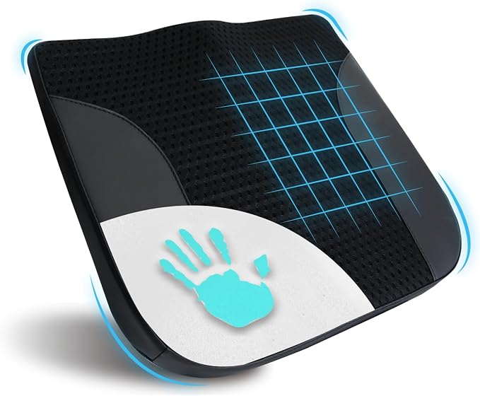 Lofty Aim Car Seat Cushion, Car Seat Pillow, Automotive Cushion | Memory Foam Car Seat Cushion for Long Driving, Butt Pillow for Pain Relief, Driver Seat Cushion for Car, Truck, Office, Black