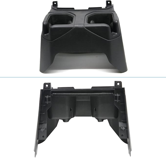 for Jeep JL Rear Cup Holder Back Seat Floor Console Mount Dual Drinks Water Bottle Beverage Holder for Jeep Wrangler JL and Gladiator JT 2018-2026