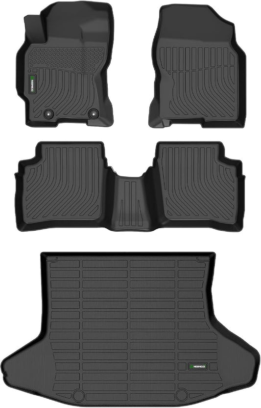 ANBINGO®Fit Toyota Prius Floor Mats 2004-2009&Cargo Liner for Toyota Prius Car Weather Mat All Weather Mats for Prius TPE Car Matt Rugs for Prius Rubber Trunk Carpet for Prius