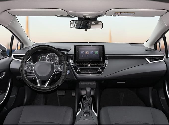 GIANT PANDA Steering Wheel Cover for Toyota Tacoma,4Runner,Tundra,Sequoia, Large Size - Black