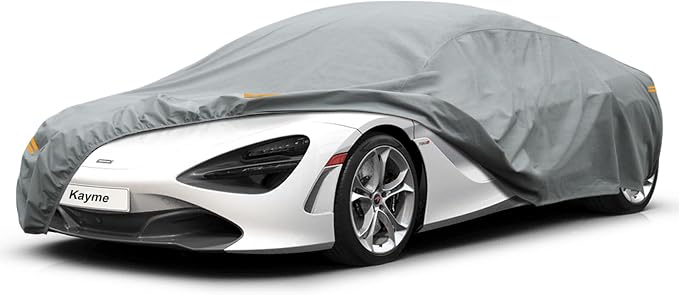 Kayme Heavy Duty Car Cover Custom Fit McLaren 720S (2017-2025) Waterproof All Weather for Automobiles, Full Exterior Covers Sun Rain UV Protection.（Deliver About 3-10 Days）