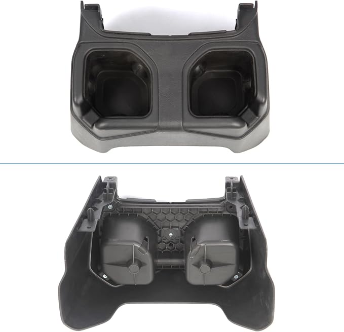 for Jeep JL Rear Cup Holder Back Seat Floor Console Mount Dual Drinks Water Bottle Beverage Holder for Jeep Wrangler JL and Gladiator JT 2018-2026