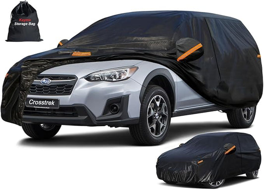 Kayme 7 Layers SUV Car Cover Custom Fit for Subaru Crosstrek (2017-2025) Waterproof All Weather for Automobiles, Outdoor Full Cover Rain Sun UV Protection.