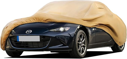 Heavy Duty Outdoor Car Cover Custom Fit for 2005-2019 Mazda MX-5,Windproof All Weather Waterproof Sun Rain UV Dust Snow Protection Outdoor Car Covers