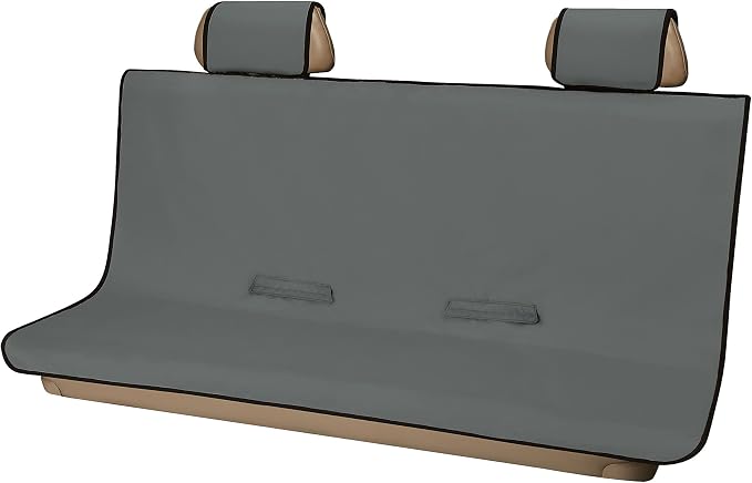 CURT 18520 Seat Defender 58-Inch x 63-Inch Grey Waterproof Universal Extra-Large Bench Truck Seat Cover Protector