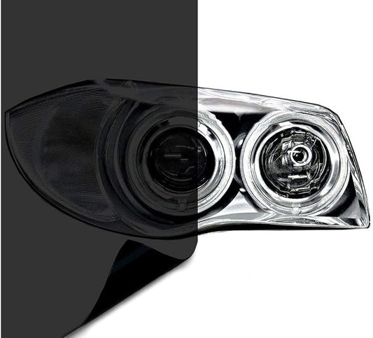 VViViD Air-Tint Headlight/Tail Light Window Tint (12" x 48", Dark Black)