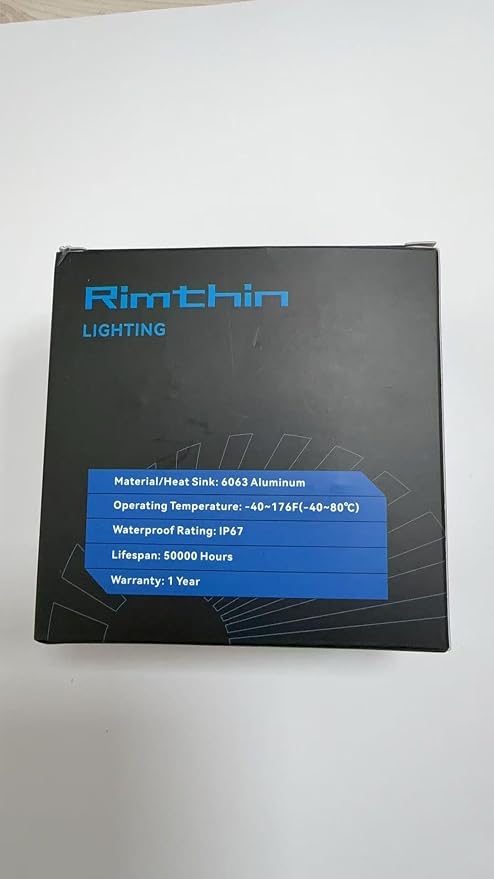rimthin 9012 Bulbs, HIR2 Fog Lights Cool White Light Bulbs, IP67 Waterproof, Pack of 2