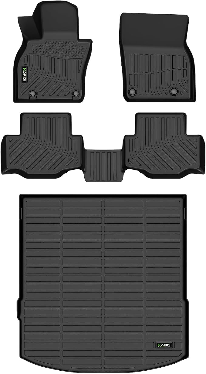 Floor Mats & Cargo Liner Custom for Mazda CX-70, CX 70 PHEV 2025-2026 All Weather Protection TPE Heavy Duty Non-Slip Automotive cx70 Floor Liners Fits Full Set Accessories, Black