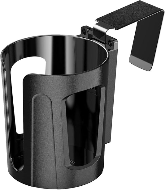 LITTLEMOLE Large Car Door Cup Holder, Side Window Seat Armrest Drink Holder | Shockproof, Scratchproof, Doesn't Scratch Tint, Holds Large 8-40 oz. Bottles, Mugs and Other Big Drinks in 3.15"-3.93"