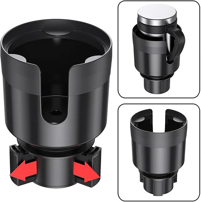 New Car Cup Holder Expander Compatible with Owala FreeSip (32 & 40 Oz. Models), Also Compatible with FreeSip Sway 40oz, Large Water Bottles and Tumblers