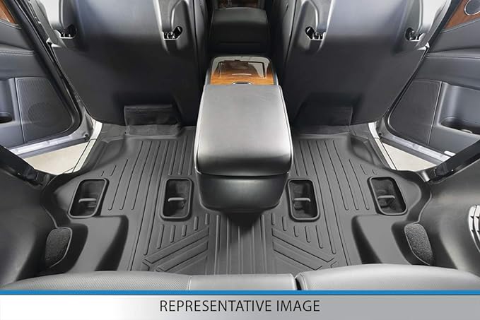 MAXLINER Floor Mats Cargo Liner Behind 2nd Row Set for 2007-2010 Ford Expedition