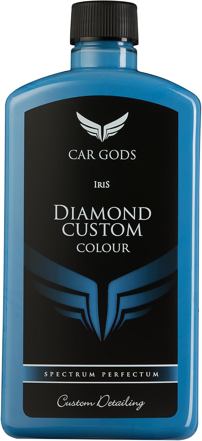 Car Gods Iris Custom Color Light Blue 3-in-1 Polish Wax Color Restorer & Scratch Remover, 16 Colors Available, 17 Fl Oz