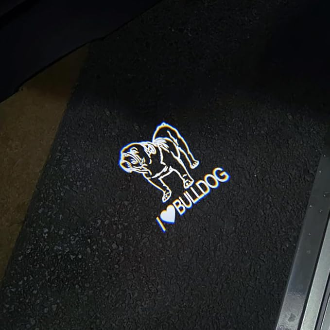 2 pcs LED Car Door Logo Lights Courtesy Projector Laser Puddle lamp Ghost Shadow Light Accessories Compatible with r55/r56/r57/r58/r59/r60/r51/f54/f56/f55/f60 (08)