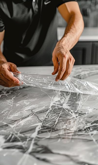 XPEL Gloss Surface Protection Film 12 Inch x 25 Inch Roll – Clear 8mil Polyurethane Scratch Protection Film for Countertops, Appliances & Surfaces