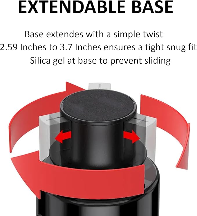New Car Cup Holder Expander Compatible with Owala FreeSip (32 & 40 Oz. Models), Also Compatible with FreeSip Sway 40oz, Large Water Bottles and Tumblers