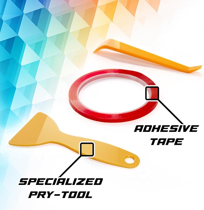 XKmax RGB Fiber Optic LED Interior Ambient Light Kit for Car & Truck | Color Chasing | App-Controlled (2pc 30" Strips + 4pc 43" Strips)