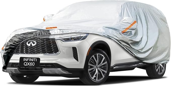 GUNHYI Car Cover Custom Fit Infiniti QX60 (2013-2026) Waterproof for Automobiles, Oxford Sun Rain Dust Snow Protection (Ships from US Warehouse, Delivery 3-8 Days)