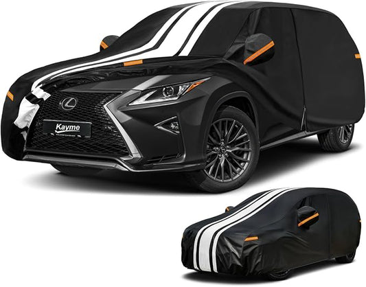 Kayme Lexus RX350 Car Cover Waterproof All Weather, Custom Fit for RX RX300 RX330 RX350L RX400H RX450H (1999-2026), Gift with Tape/Towel, Outdoor Full Exterior Cover Rain Snow Sun UV Protection.