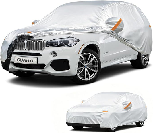 GUNHYI Car Cover Custom Fit BMW X5 (2007-2026) Waterproof for Automobiles, Oxford Sun Rain Dust Snow Protection (Ships from US Warehouse, Delivery 3-8 Days)