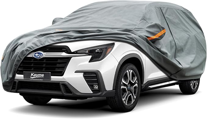 Kayme Heavy Duty SUV Car Cover Custom Fit Kia Sorento Waterproof All Weather for Automobiles, Full Exterior Covers Sun Rain UV Protection.（Deliver About 3-10 Days）