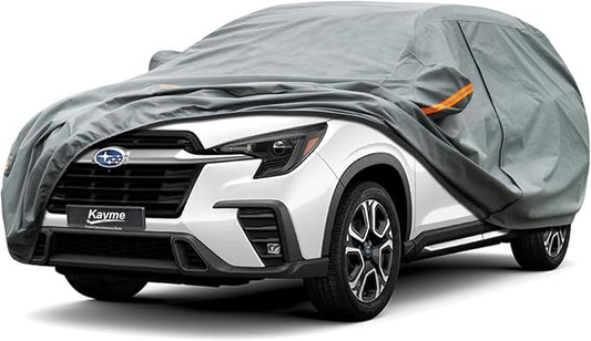 Kayme Heavy Duty SUV Car Cover Custom Fit Kia Sorento Waterproof All Weather for Automobiles, Full Exterior Covers Sun Rain UV Protection.（Deliver About 3-10 Days）