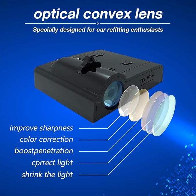 2 PCS Car Door Lights Logo Projector Skull Skeleton Universal Wireless Car Door Led Projector Lights Car Door Welcome Logo Projector Lights for All Cars/Motorcycle Shadow Laser Projector