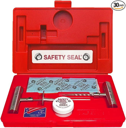 Safety Seal Tire Repair Kit Auto/LT Deluxe Kit, 30 Standard Repairs (4")