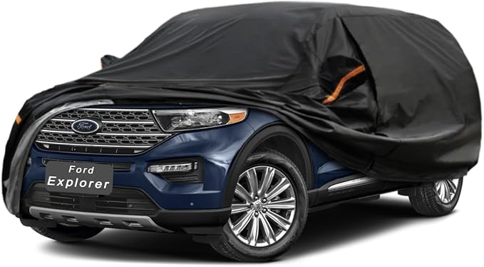 GUNHYI 7 Layer SUV Car Cover Custom Fit Ford Explorer (1995-2025) Waterproof All Weather, Heavy Duty Outdoor Snow Sun Rain Uv Protection (Ships from US Warehouse, Delivery 3-8 Days)