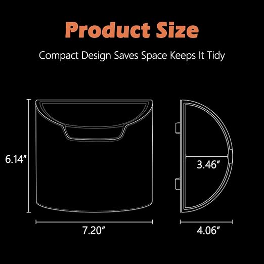 Leakproof Car Trash Can,Mini Car Trash Bin for SUV and Truck,Small Removable Liner Garbage Can,Waterproof Automotive Trash Can for Vehicle,Home,Office,Multipurpose,Easy to Clean (White)