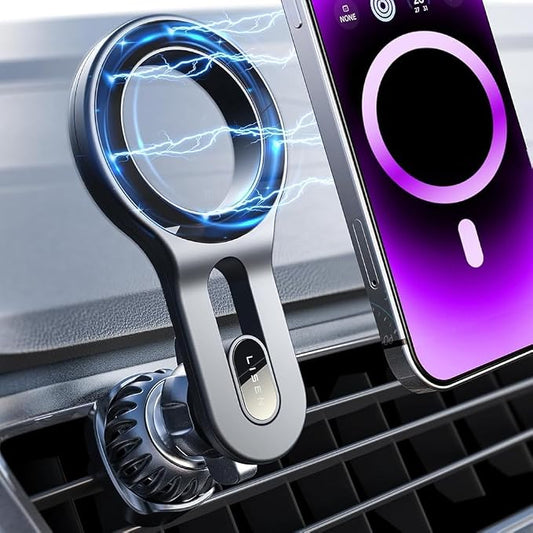 LISEN for MagSafe Car Mount, Magnetic Phone Holder for Car Vent Phone Mount, Air Vent Hands Free Phone Mount, Super Magnetic Phone Mount, Gifts Car Phone Holder Magnetic for iPhone 17 Pro Max 16 15