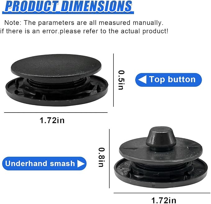 Car Floor Mat Clips Retainers, Non-Slip Carpet Fixing Clip (4PCS) | Plastic Double-Layer Floor Pad Buckle, Universal Auto Interior Fastening Accessories for Keeping Car Mats from Sliding