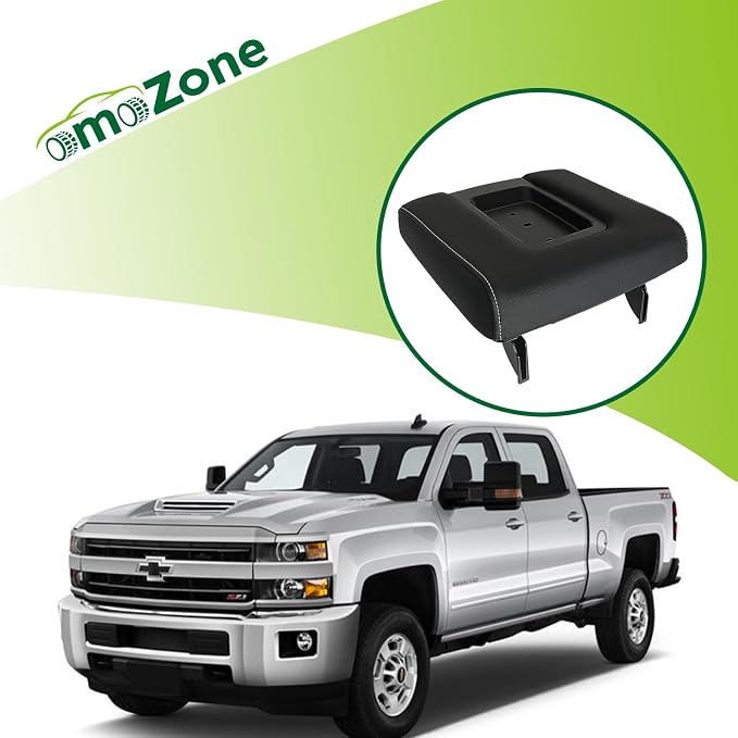 Front Seat Center Console Armrest Lid with Base Black Compatible with 2014-2019 Chevrolet Chevy Silverado Suburban Tahoe GMC Sierra Yukon XL Replaces 22881398 22876379