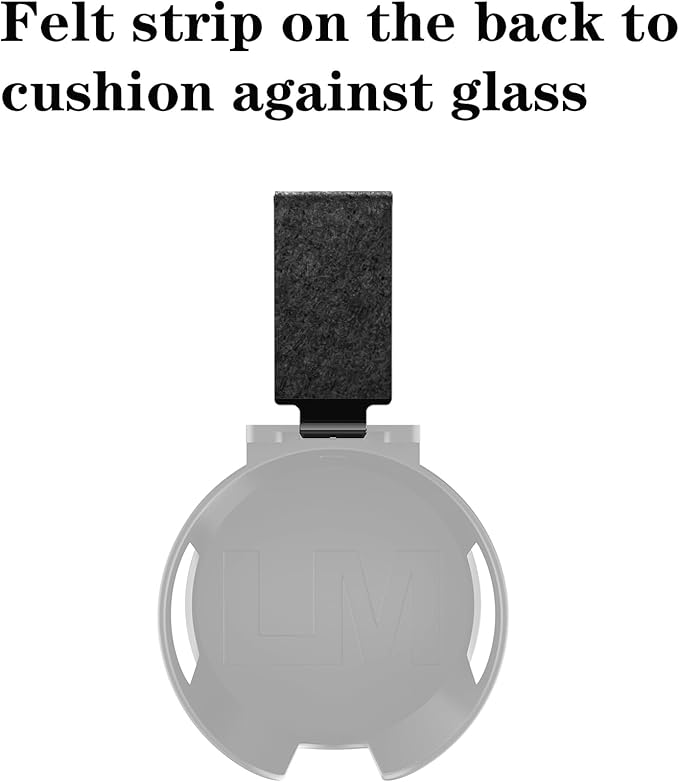 LITTLEMOLE Large Car Door Cup Holder, Side Window Seat Armrest Drink Holder | Shockproof, Scratchproof, Doesn't Scratch Tint, Holds Large 8-40 oz. Bottles, Mugs and Other Big Drinks in 3.15"-3.93"