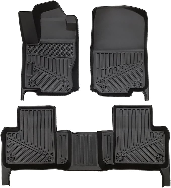 Cartist Floor Mats Fit for 2016-2019 Mercedes Benz GLE 350 400 43 AMG 450 AMG 500 500e 550 550e 63 AMG S (NOT for Coupe) All Weather Floor Liners Front & 2nd Row Heavy Duty