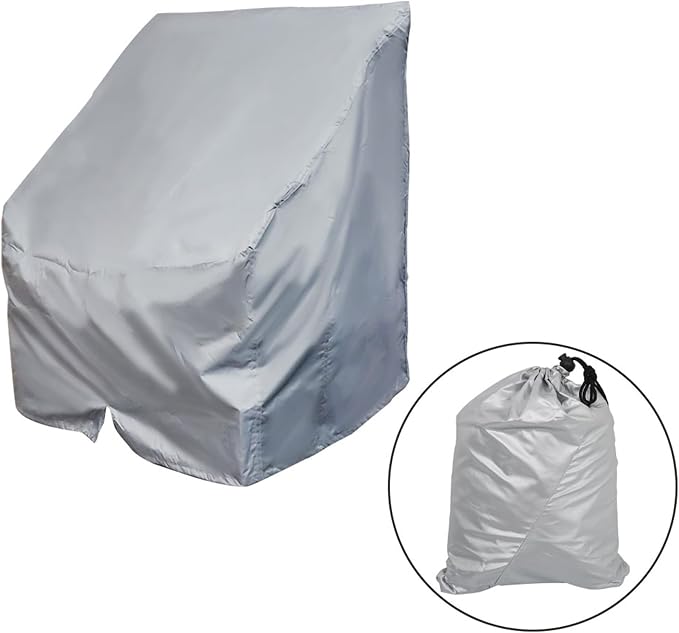 WFLNHB Boat Center Console Cover Heavy Duty 600D Replacement for Carolina Skiff Boston Whaler Excel Bay Pro Wellcraft-Grey