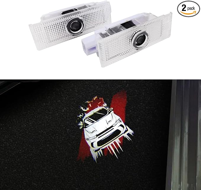 2 PCS Non-Fading LED Door Logo Lights Projector Compatible for Hornet 2023-present HD Ghost Shadow Light Puddle Lights Courtesy Step Lamps Kit Car Accessories (Whole car, Hornet)