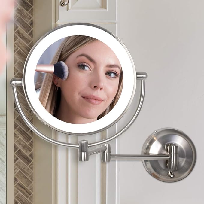 2Pack LED Makeup Mirror Bulb Replacement Mirror 20W RP34B Light Bulb fits BE151T BE71CT BE47X BE47BR for Cosmetic Vanity Makeup Mirror with Single Double Sided Lighted Magnification (6000K)