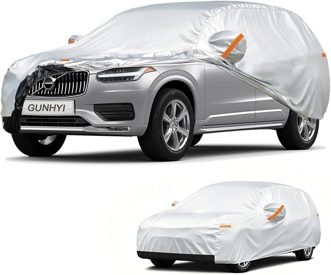 GUNHYI Car Cover Custom Fit Volvo XC90 (2015-2026) Waterproof for Automobiles, Oxford Sun Rain Dust Snow Protection (Ships from US Warehouse, Delivery 3-8 Days)
