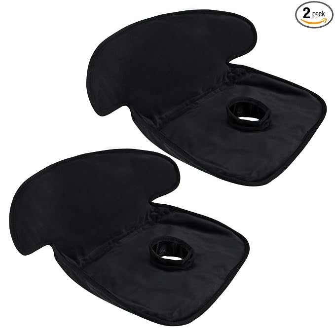 INFANZIA Dry Seat,Car Seat Protector Waterproof Carseat Liner Potty Training Toddlers, Baby and Infants, Piddle Pad for Carseats Strollers (Black, 2 Packs)