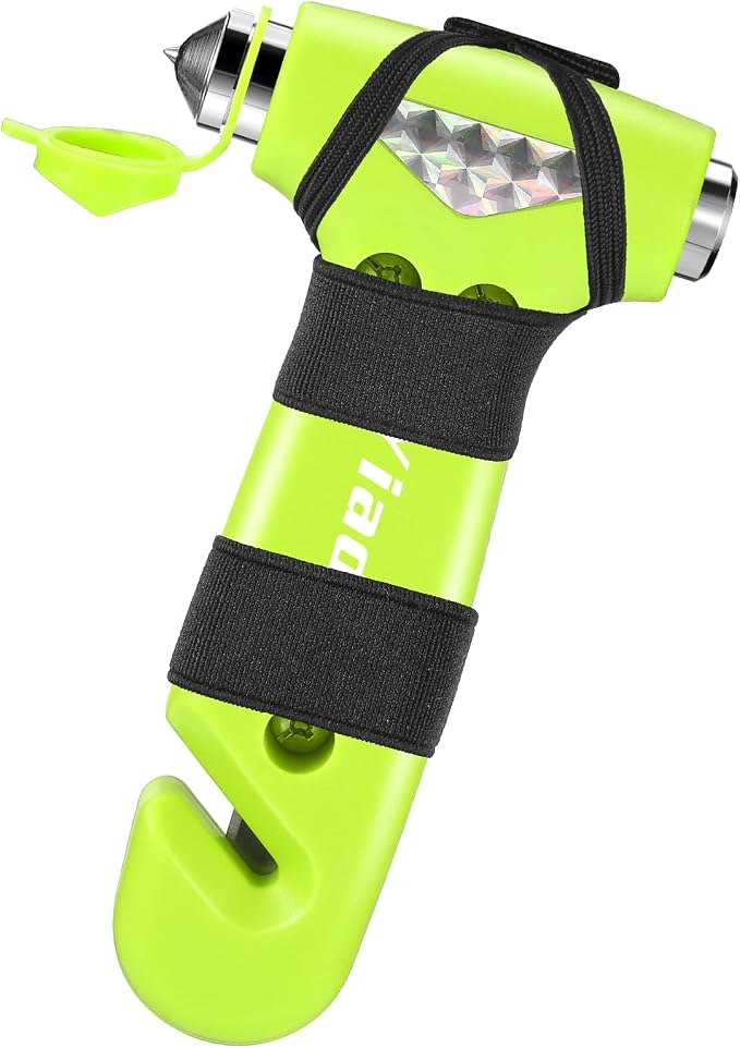 Emergency Escape Hammers, 3-in-1 Window Breaker | window breaker seatbelt cutter, car window breaker tool, glass breaker, car safety hammer