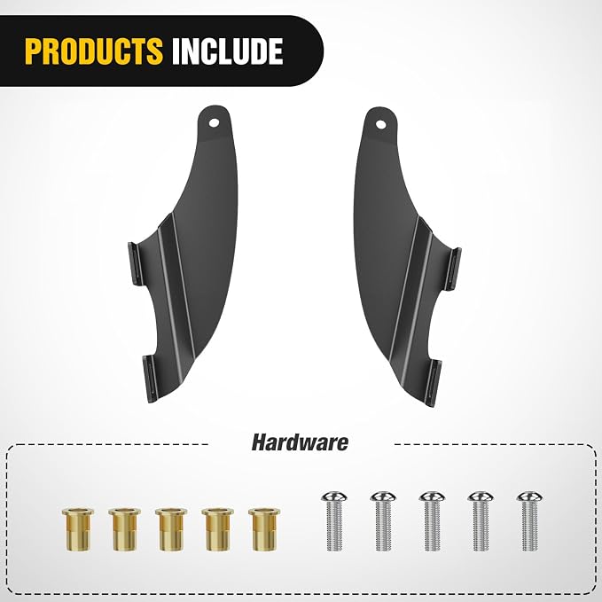 Nilight 52 inch Curved LED Light Bar Bracket Mounting Upper Windshield Roof Cab Brackets for Dodge RAM 1500 4th Gen 2009-2018, 1500 Classic 2019-2024 and RAM 2500 3500 2010-2018
