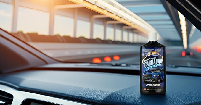 Gliptone Original #1 Brazilian Carnauba Cream Wax, Non Abrasive Premium Protection For All Paint Finishes, 16 Fl Oz