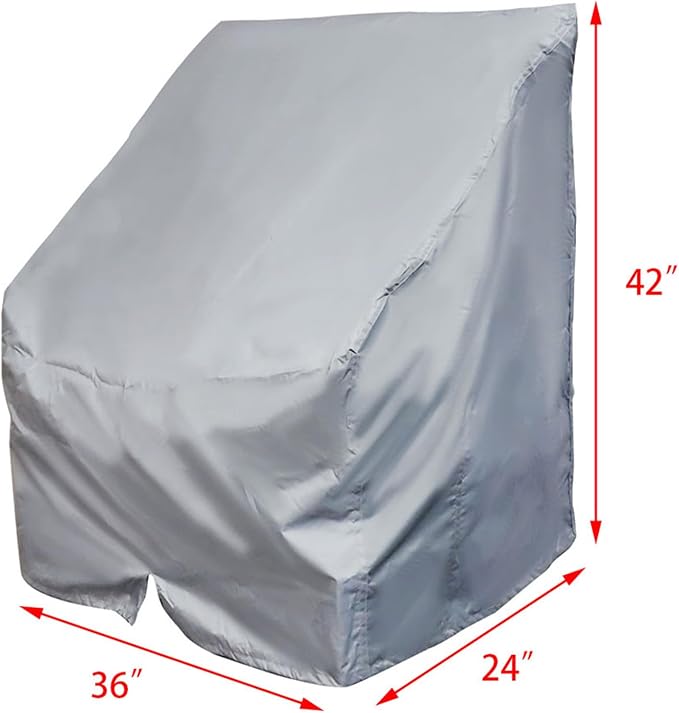 WFLNHB Boat Center Console Cover Heavy Duty 600D Replacement for Carolina Skiff Boston Whaler Excel Bay Pro Wellcraft-Grey