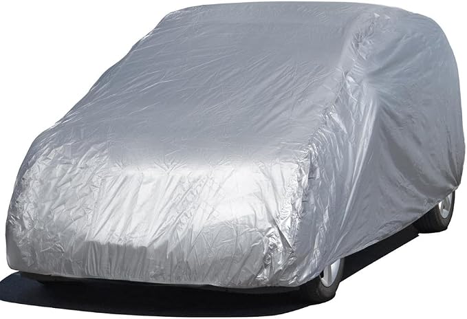 Motor Trend Size XL3 All Season Weather Wear 1-Poly Layer Snow Proof Water Resistant Car Cover (Fits up to 225-Inch), 1 Pack, Gray