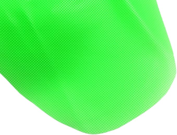 Motorcycle Universal Seat Cover non-slip thick 3D particles suitable Rubber Striped Grip Gripper Soft For CRF WR WRF RMZ YZF SXF EXC EXC XC SX CR KLX 250 Dirt Pit Bike Motocross (Orange) (Green)