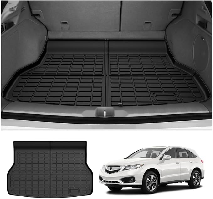RDX Cargo mat - Trunk Mat for Acura RDX 2013-2018, All Weather Trunk Mat for RDX Accessories, Heavy Duty Rubber Mats, Car Accessories