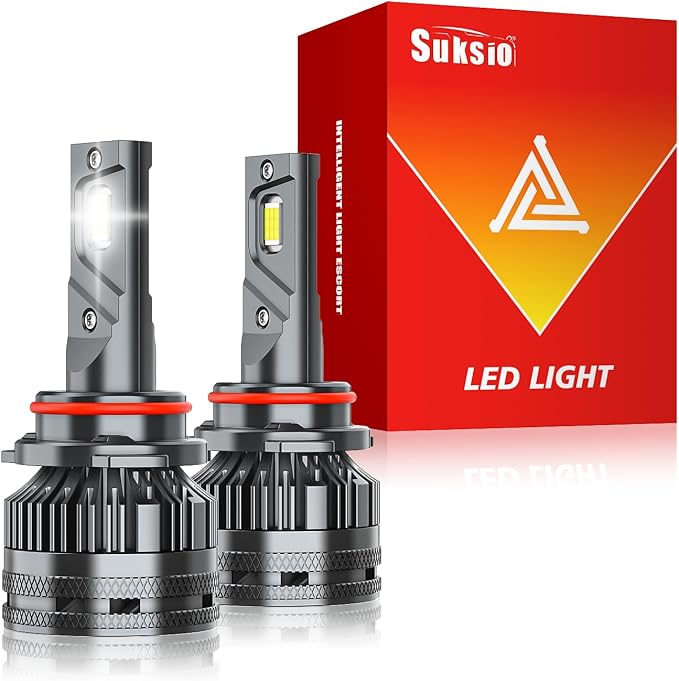 9012 Bulbs 60,000LM 800% Brightness,6000K Pure White WithCooling Fan Canbus Ready 50000+ Lifespan,IP68Waterproof Plug-N-Play,Pack of 2