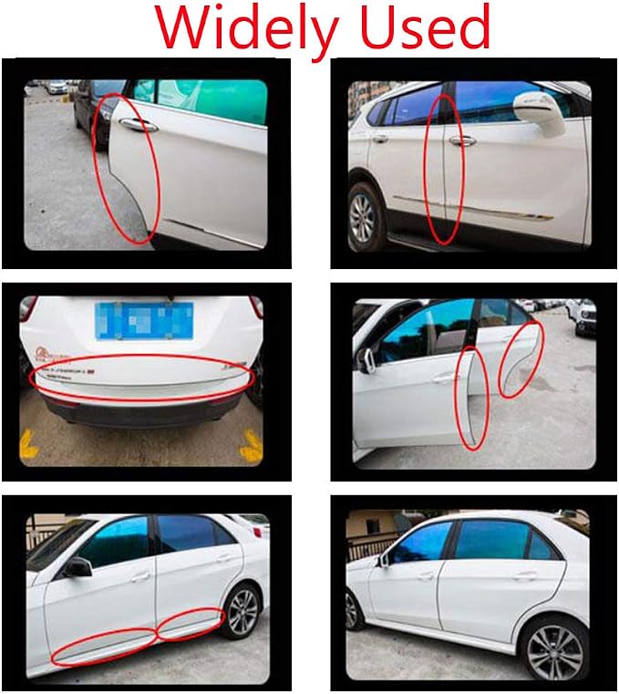 ESUPPORT U Shape Car Door Moulding Protector Strip Edge Guard Trim Seal | 16ft 5M U Shape Auto Rubber Protect Stripping Anti-Scratch Anti-Collision Guards Blue