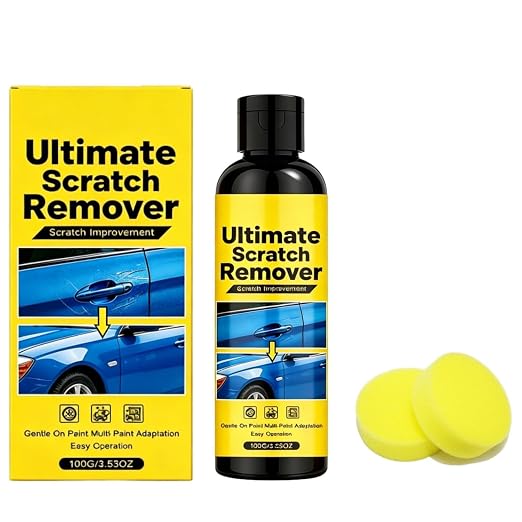 NanoPolix Scratch Remover, 60-Second Car Surface Scratchs Fix Scratch Remover, Quick Fix Removal Paste for Deep Scratches, All Paint Colors Polishing Kit 3.53oz