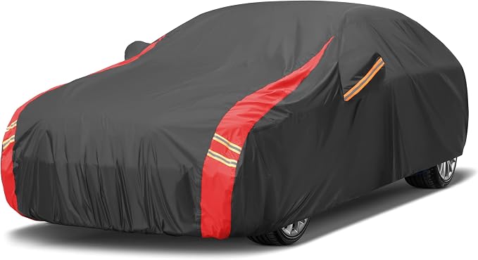 Waterproof All Weather Full Exterior Cover Rain Snow UV Protection Cover ，Car Cover Custom Fit for Toyota Corolla 2000-2025, Honda Civic 1991-2025.